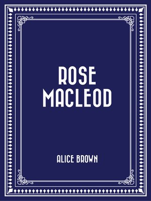cover image of Rose MacLeod
